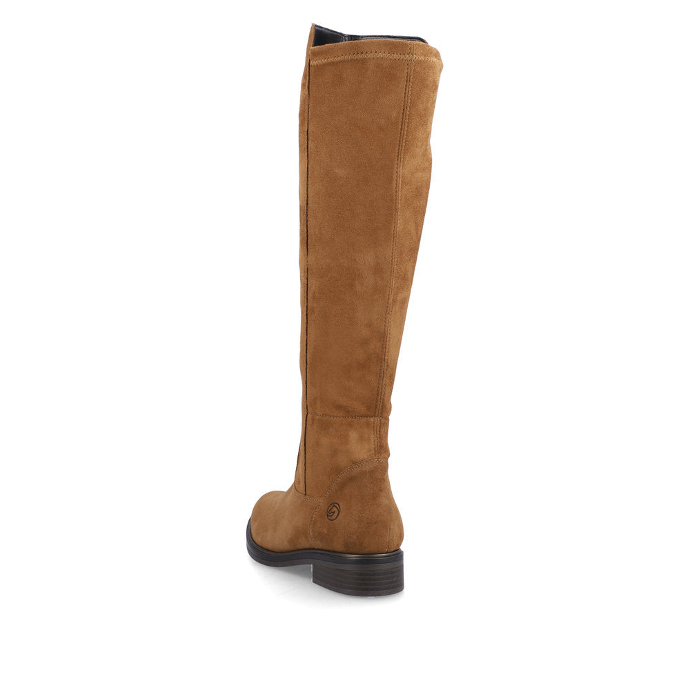 Remonte - Knee High Suede Boot - D8387 W3