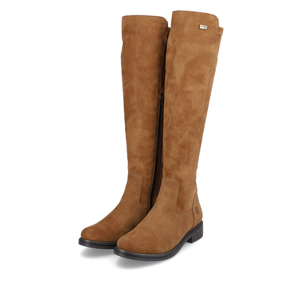 Remonte - Knee High Suede Boot - D8387 W3