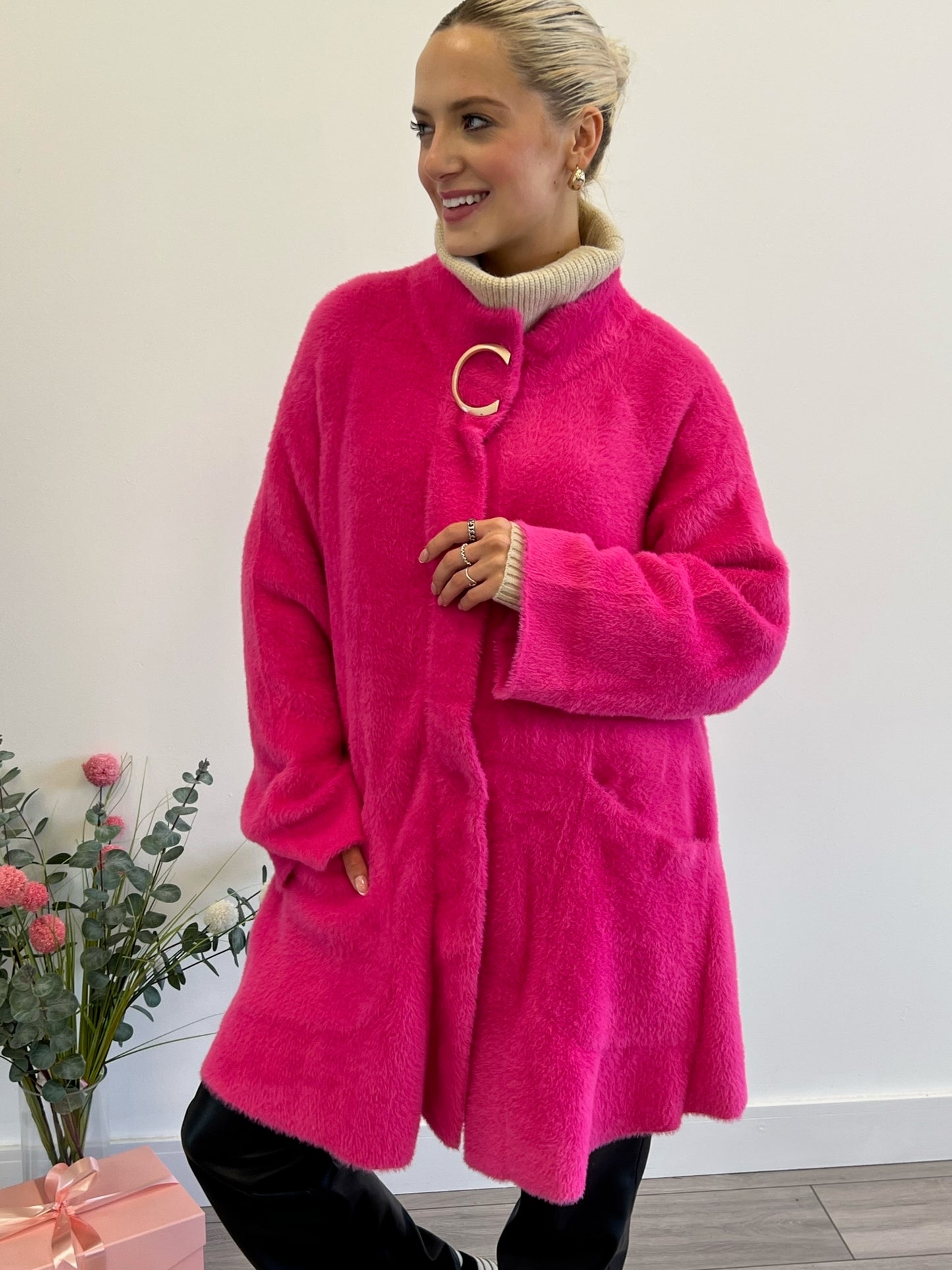 Lipstick - Fur Knit Coatigan - Zm1768