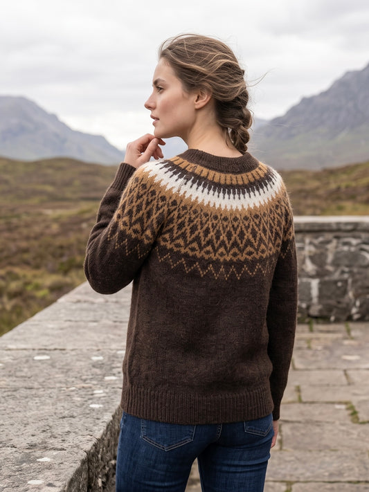 Carole - Print jumper - Car Vg692