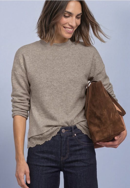Street One - Soft melange look shirt - St 326063