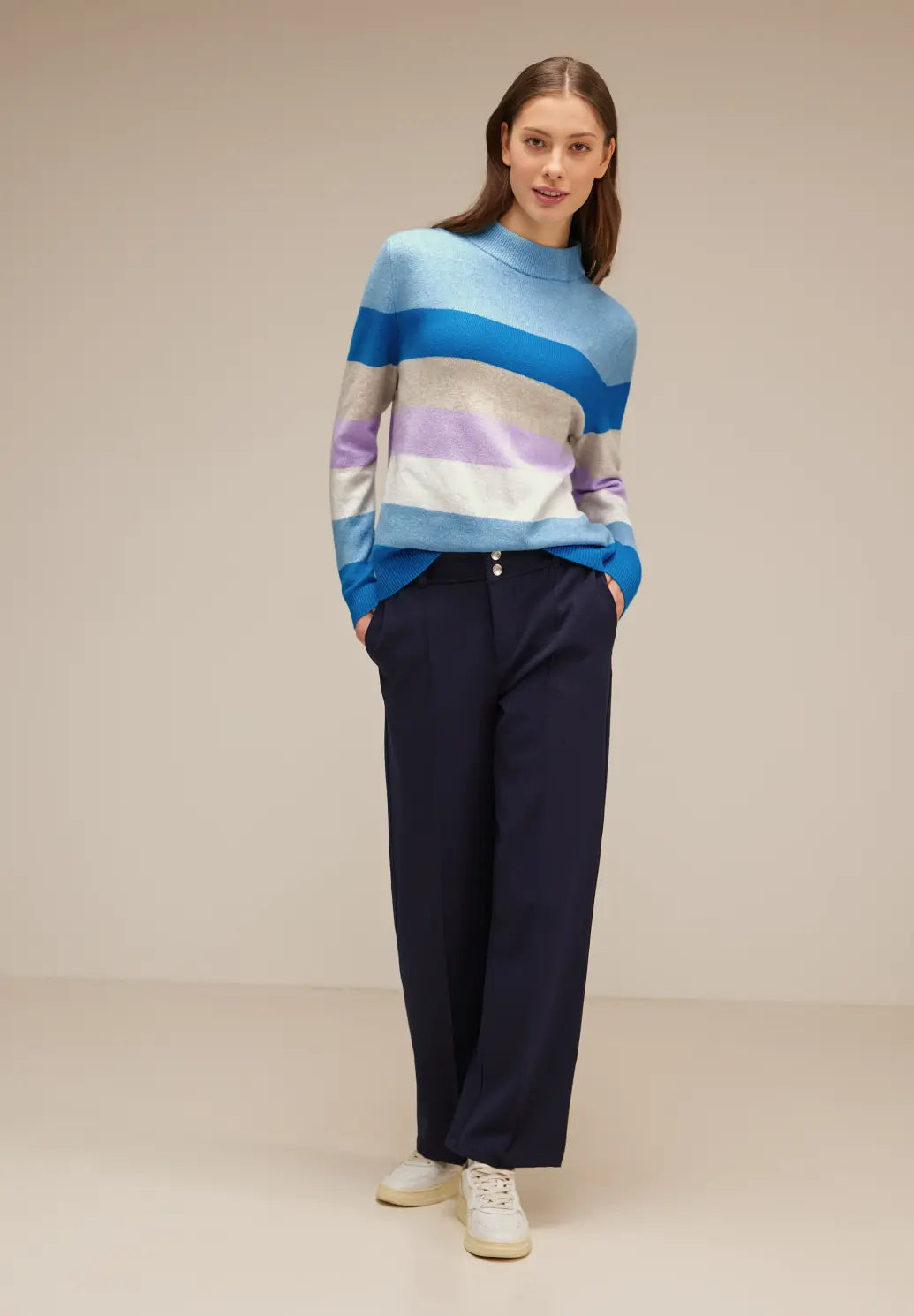 Street One - Striped Sweater - 30257
