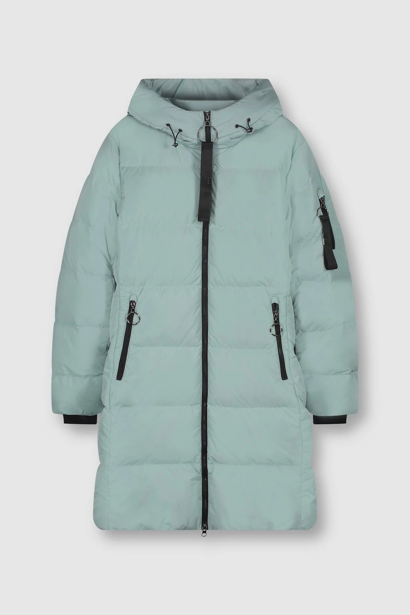 Rino & Pelle - Long Padded Hooded Coat - JADE