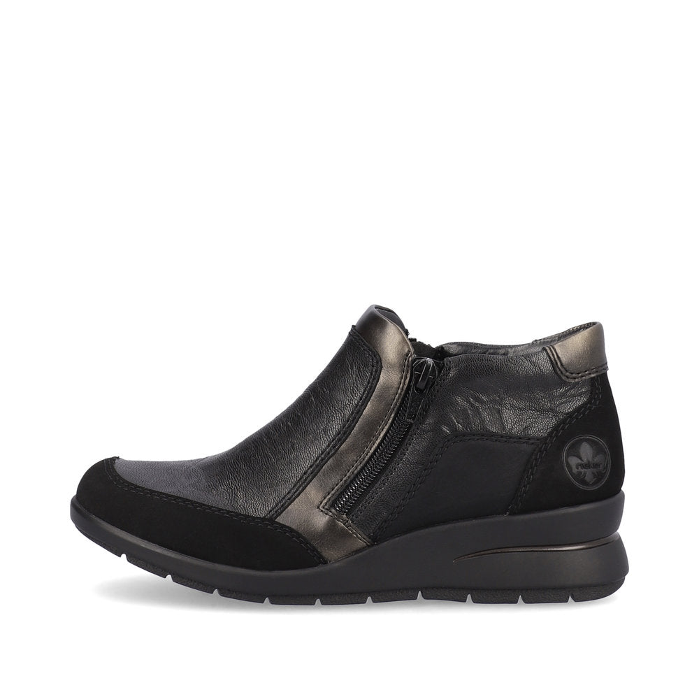 Rieker - Low Wedge Ankle Boot - L4851
