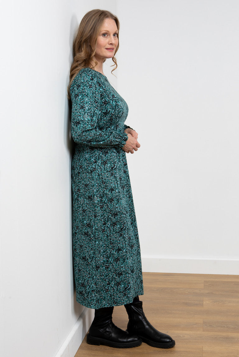 Lily & Me - Dhalia Midi Dress Cumulus - 23502BK