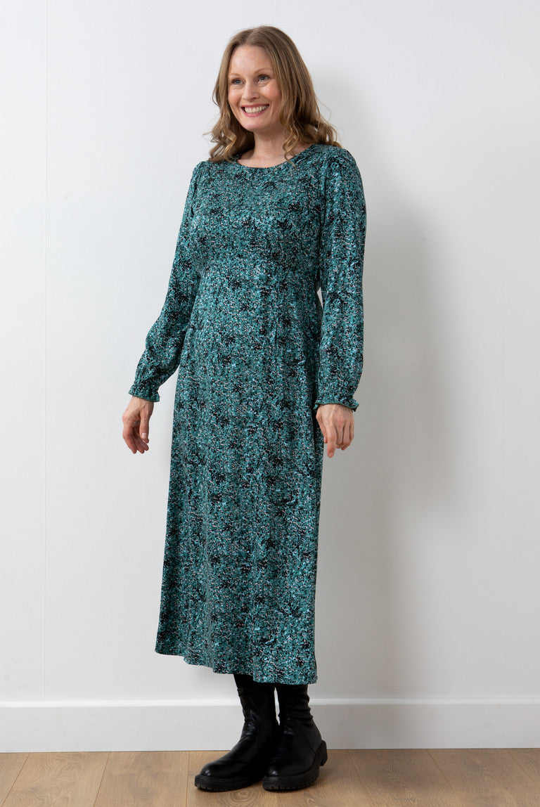 Lily & Me - Dhalia Midi Dress Cumulus - 23502BK