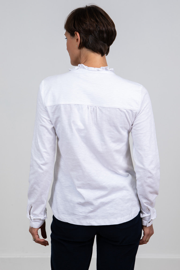 Lily & Me - Hailey Frill Shirt Plain - 23526