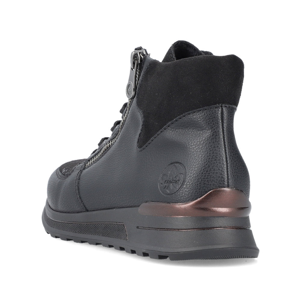 Rieker - Lace / Zip Up Boot - N1431