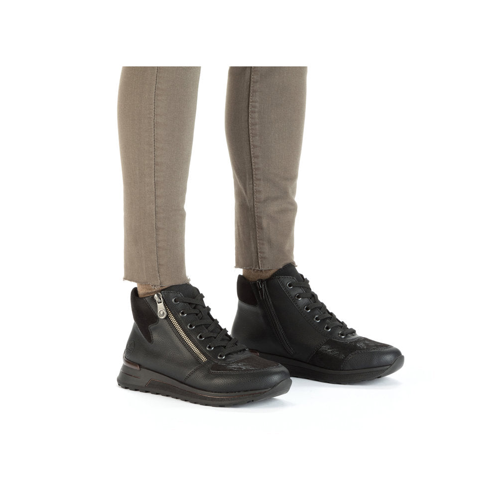 Rieker - Lace / Zip Up Boot - N1431