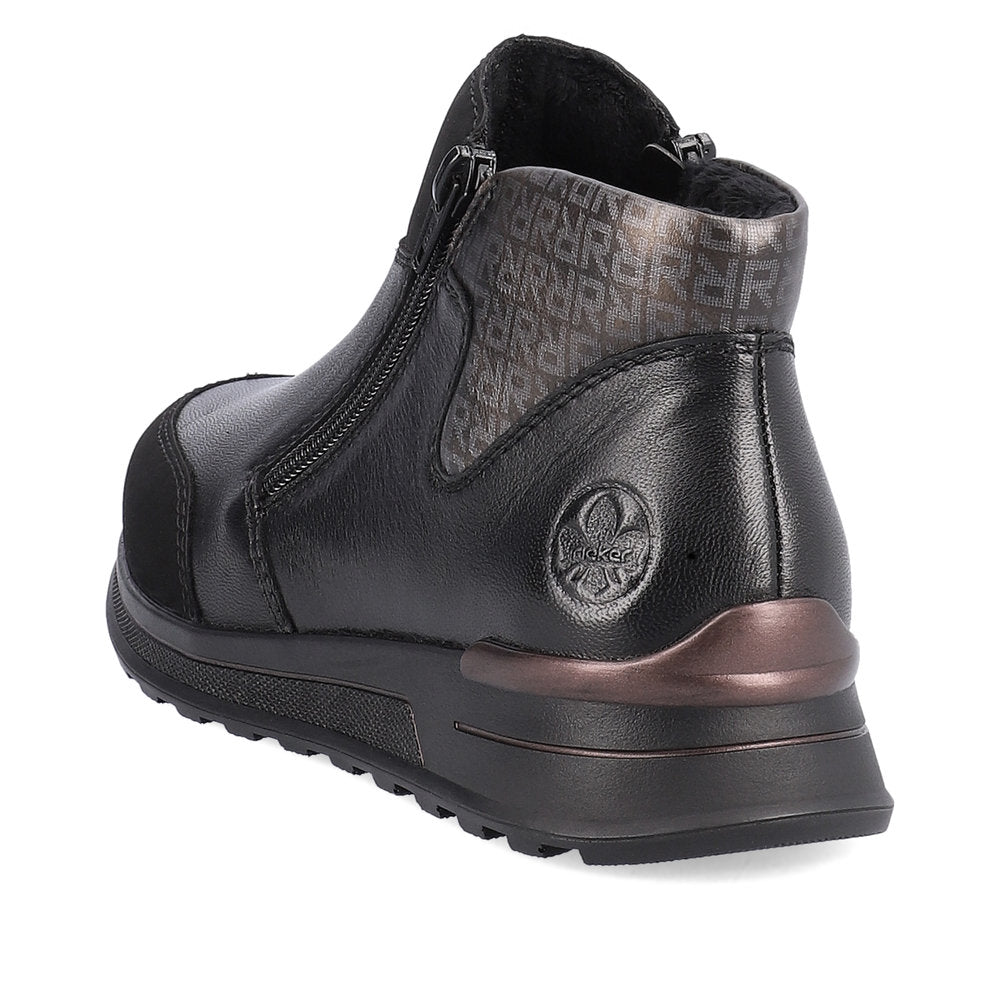 Rieker - Side Zip Chunky Shoe - N1452