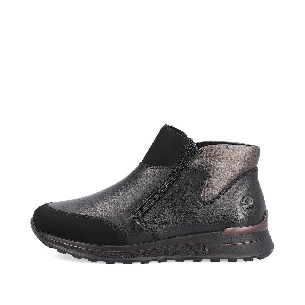 Rieker - Side Zip Chunky Shoe - N1452