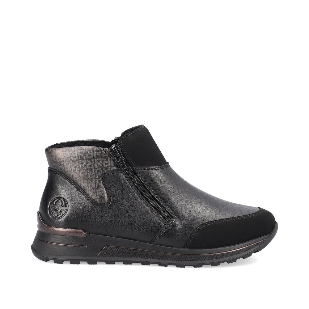 Rieker - Side Zip Chunky Shoe - N1452