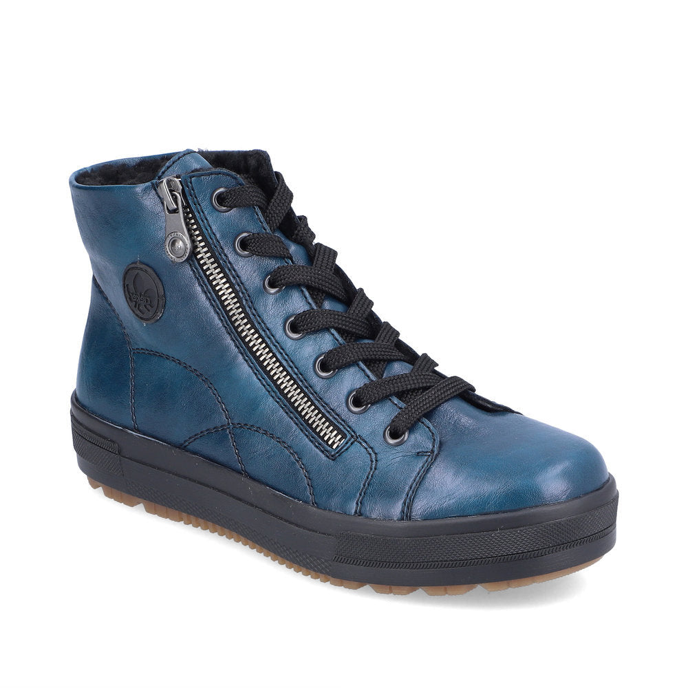 Rieker - Zip Up Patent Boot - N2710