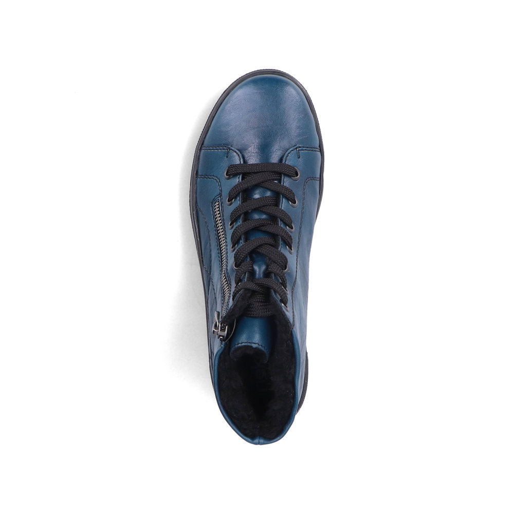 Rieker - Zip Up Patent Boot - N2710