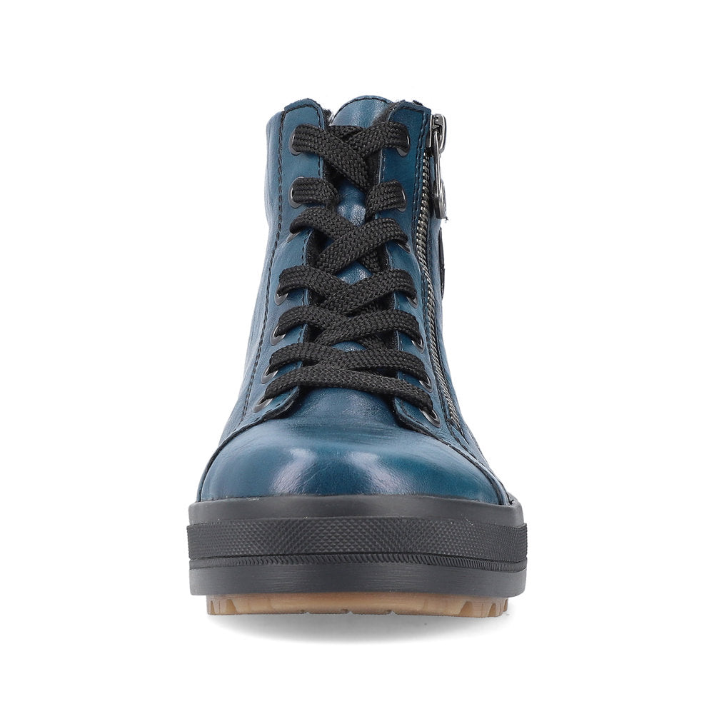 Rieker - Zip Up Patent Boot - N2710