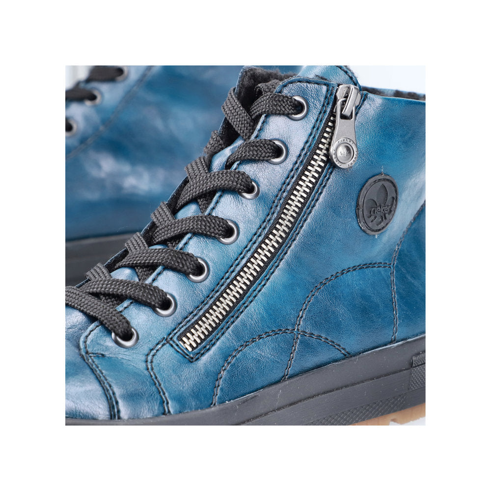 Rieker - Zip Up Patent Boot - N2710