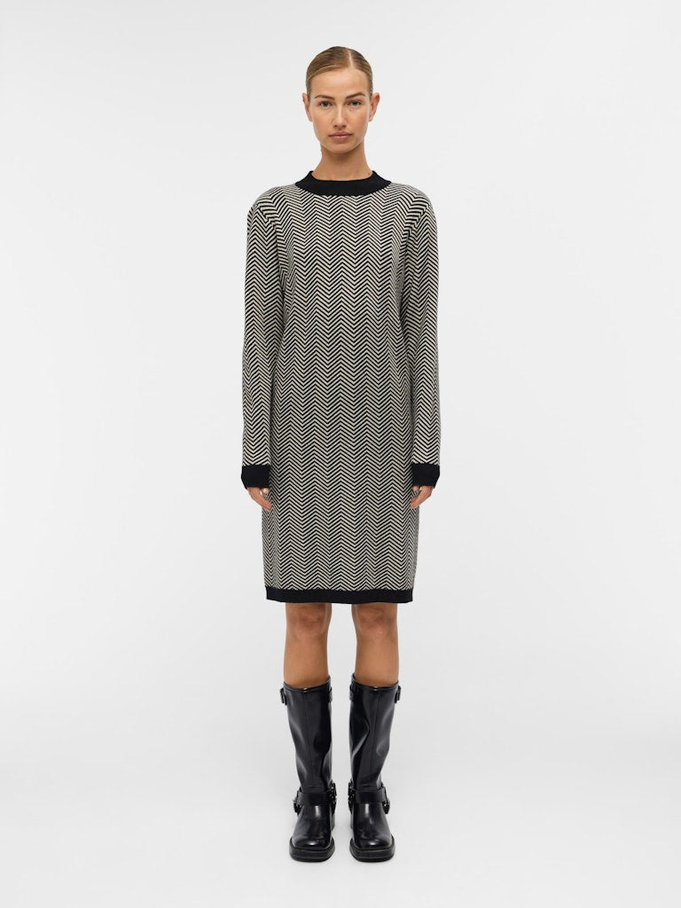 Object - Ray Lonsleeved Knit Dress - 23040957
