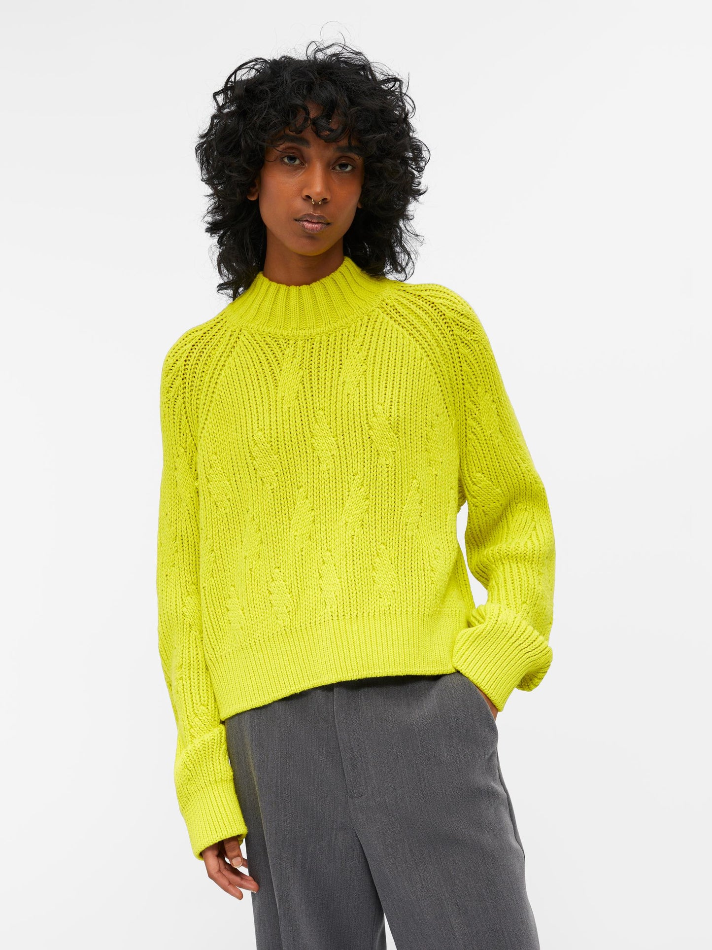 Object - April Longsleeved O-Neck Knit Pullover - 23042565