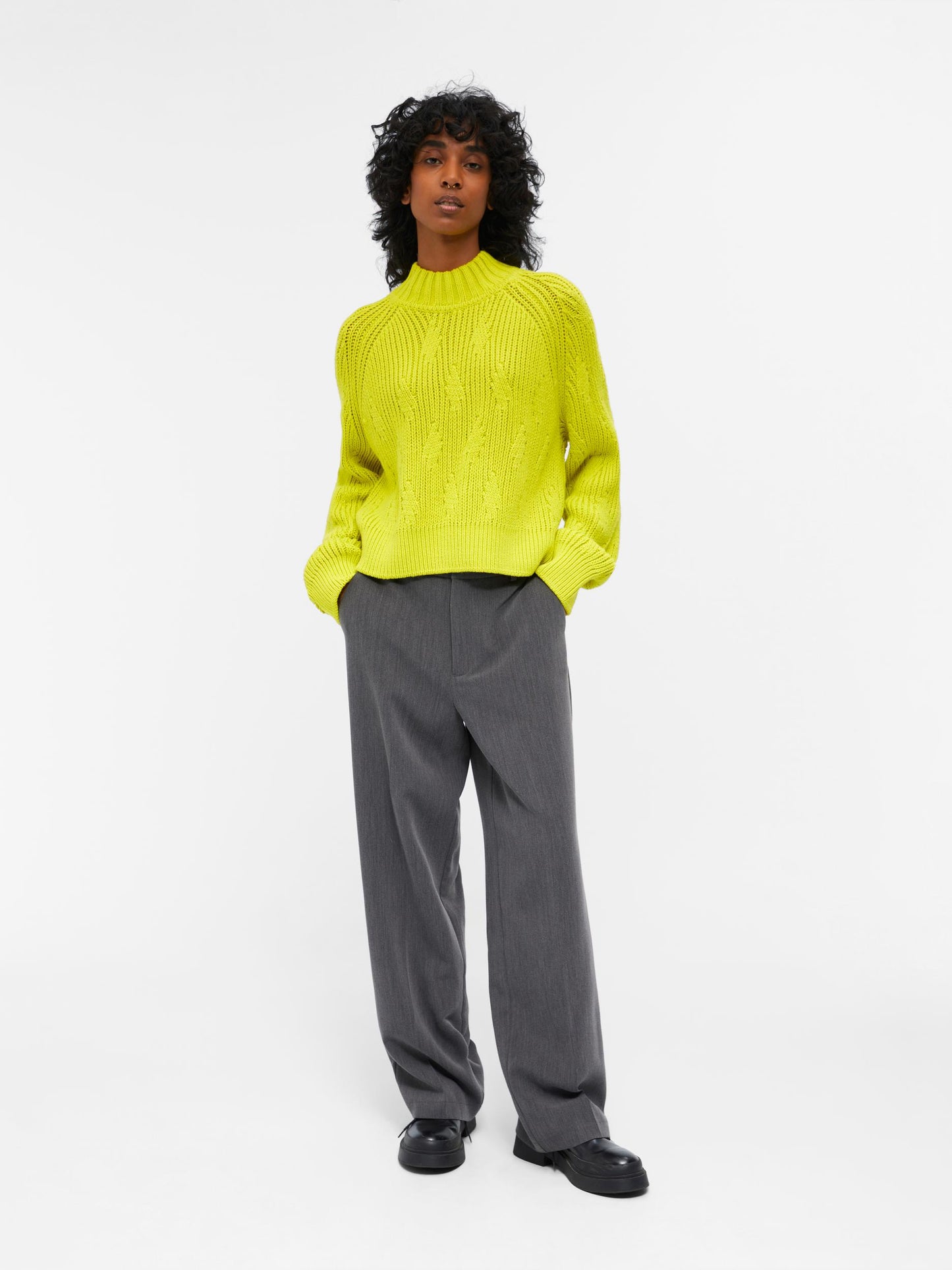 Object - April Longsleeved O-Neck Knit Pullover - 23042565