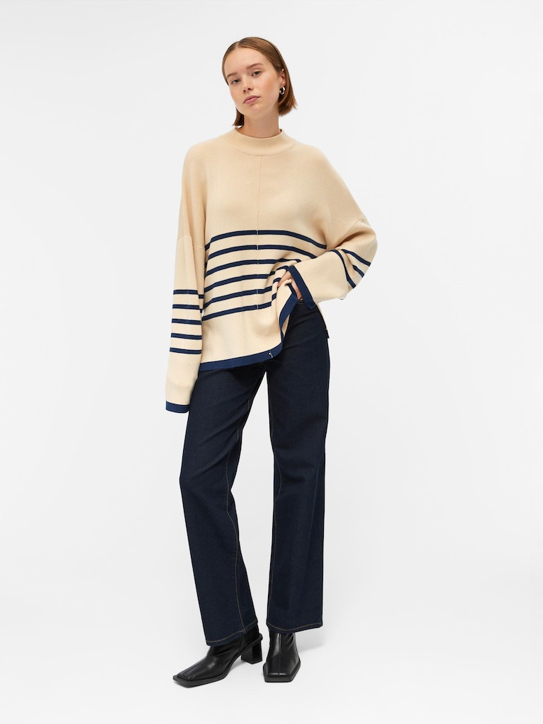 Object - Romia Long Knit Pullover - 23042512
