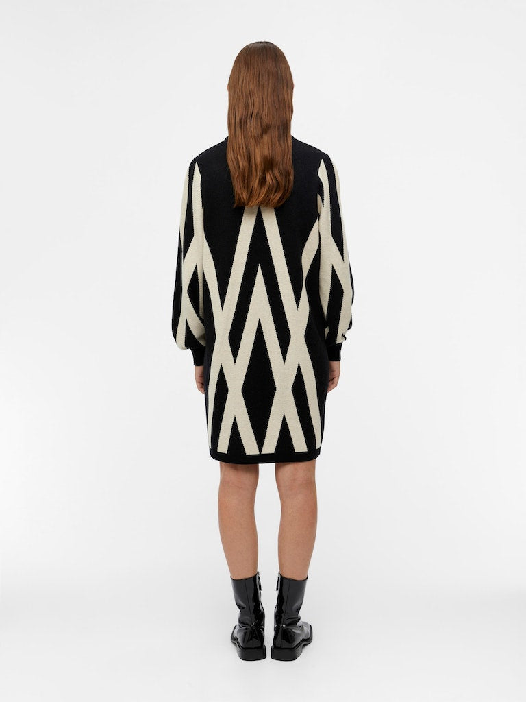 Object - Ray Longsleeve Knit Roll Neck Dress - 23041252