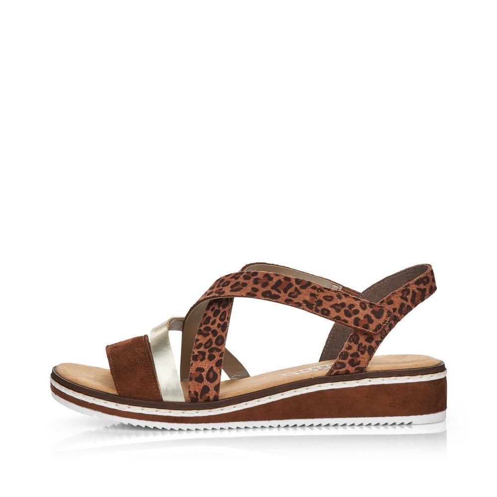 Rieker - Leopard Print Sandals - V3663S3