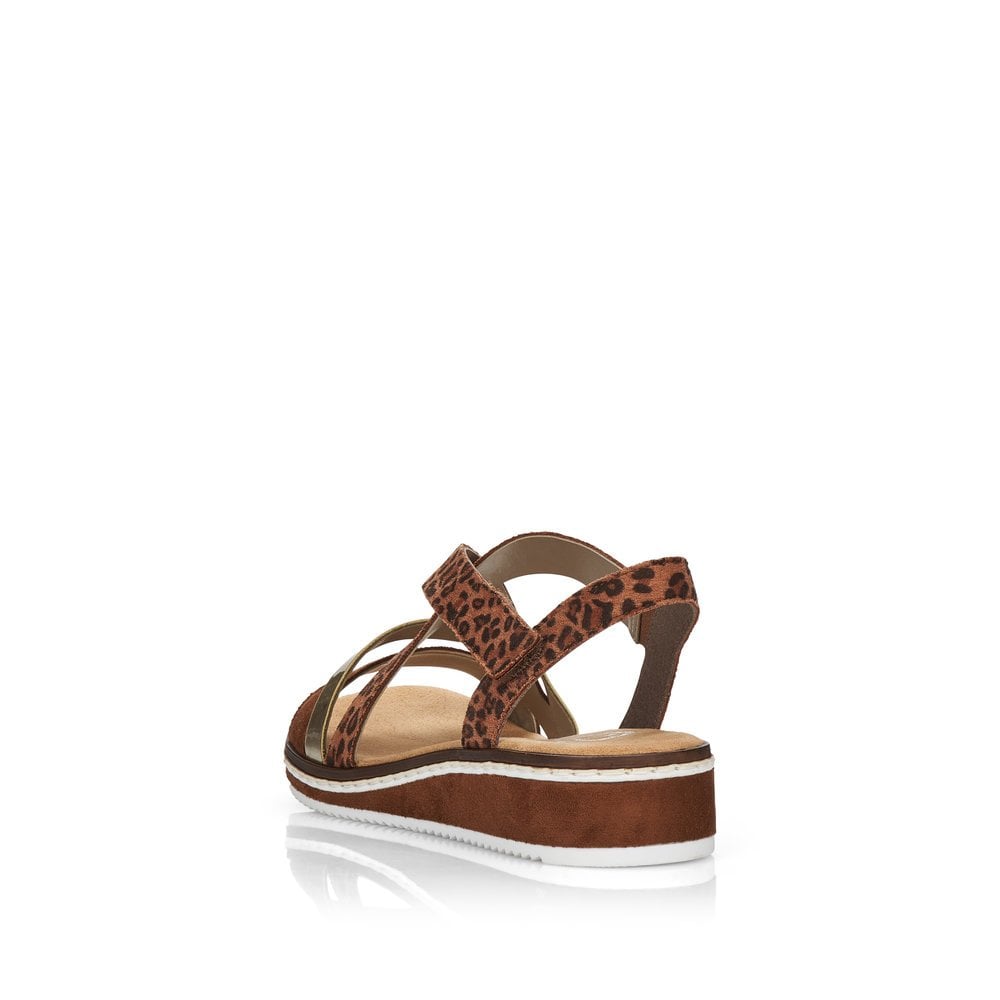 Rieker - Leopard Print Sandals - V3663S3