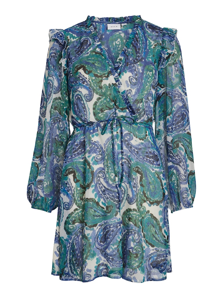 Vila - V-Neck Longsleeved Dress - 14088619