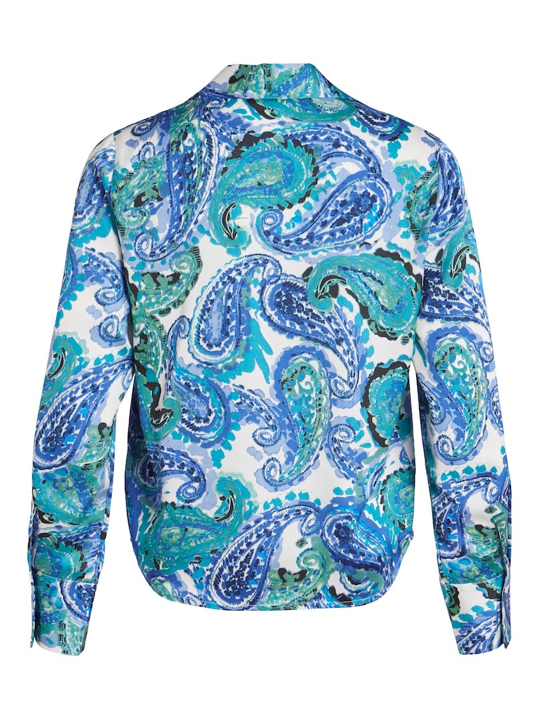 Vila - Karla V-Neck Long-sleeved Shirt - 14088613