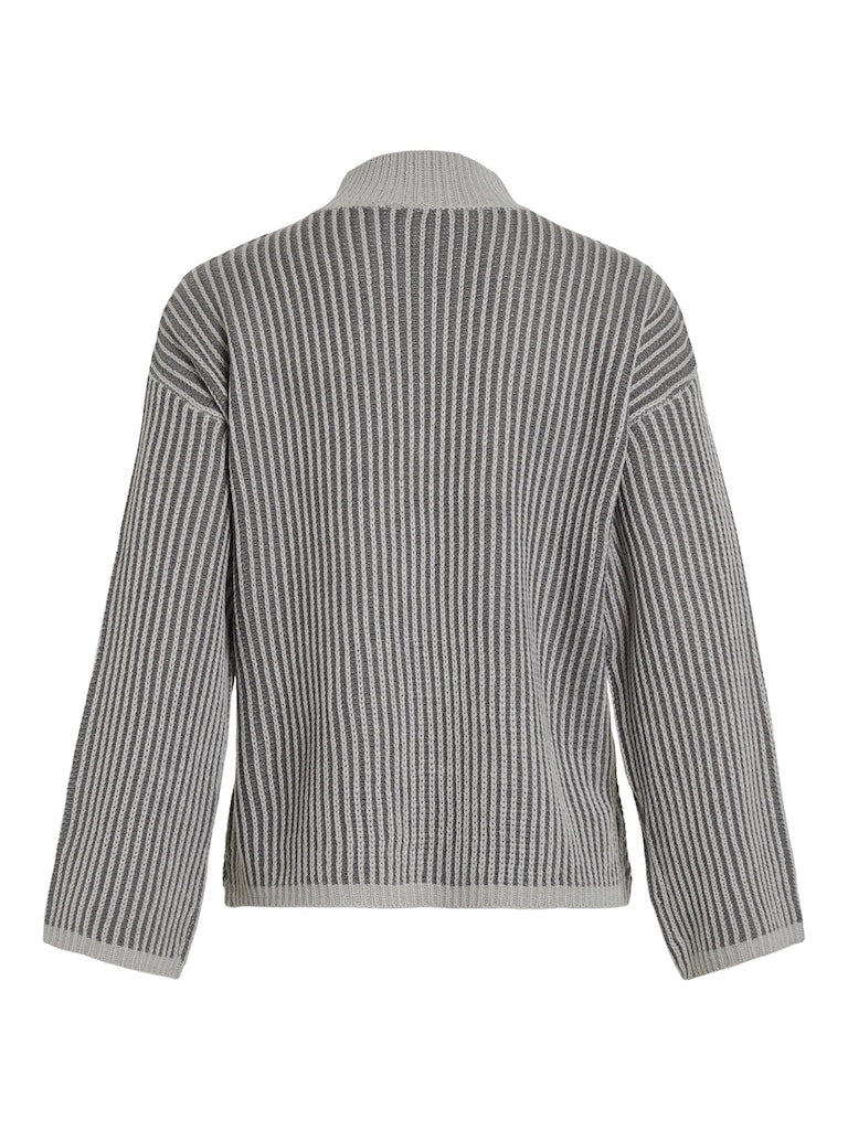 Vila - Dubline Longsleeved Highneck Knit Top - 14089906