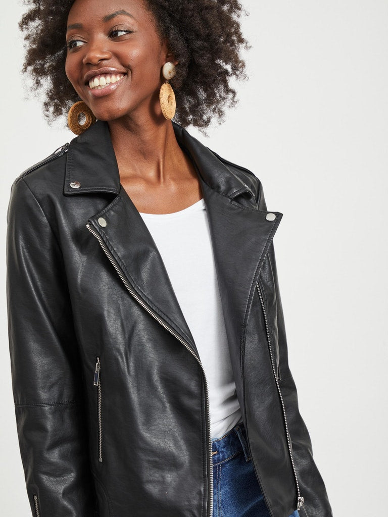 Vila - Leather Jacket - 14044851 W3