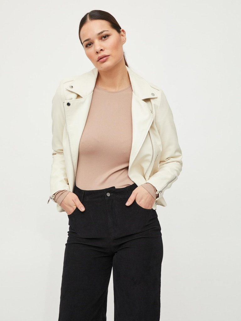 Vila - Leather Jacket - 14044851 W3