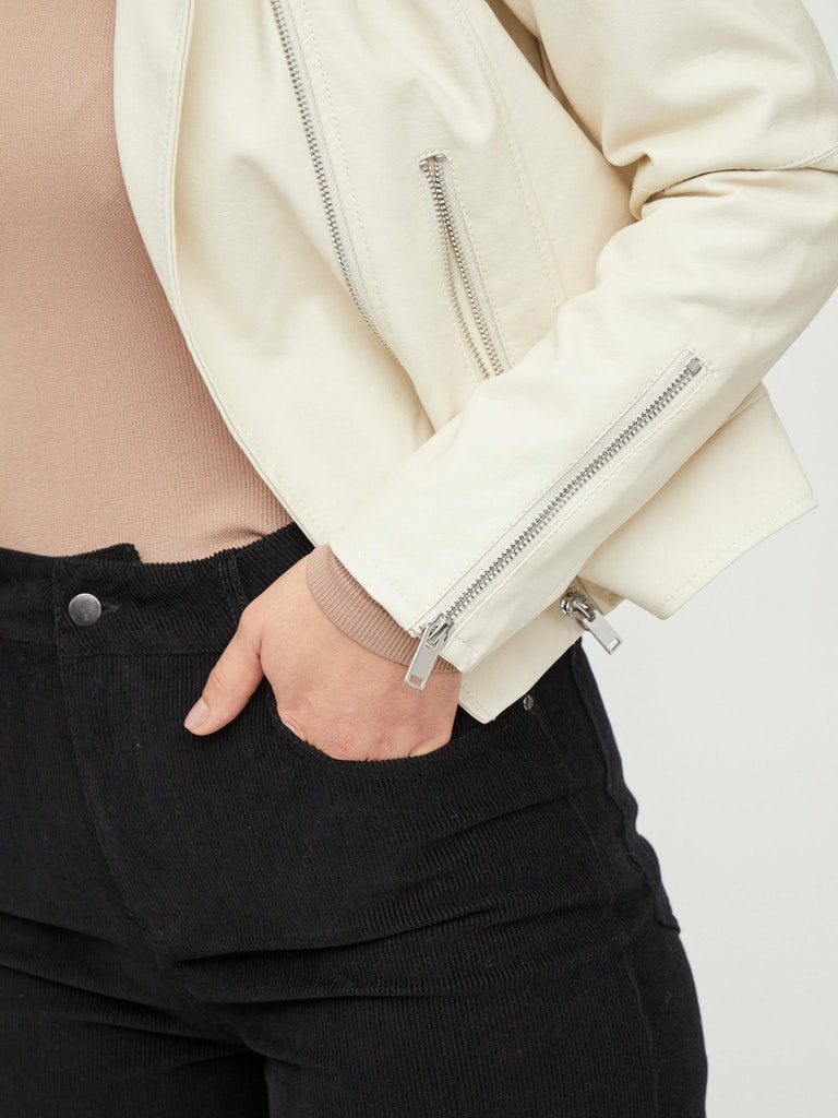 Vila - Leather Jacket - 14044851 W3