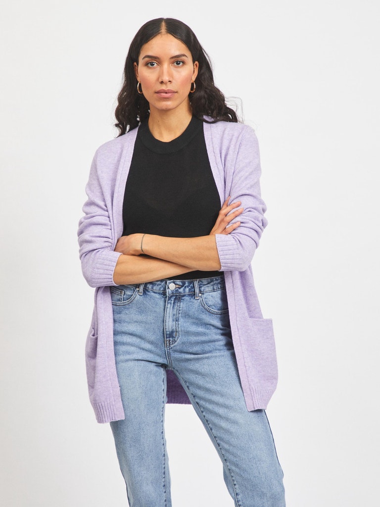 Vila - Ril Open Knit Cardigan - 14044041 W3