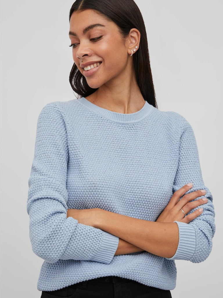 Vila - Dalo O-Neck Knit Top - 14082767