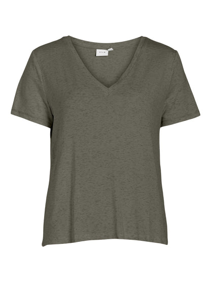 Vila - Shortsleeved T-Shirt - 14093380