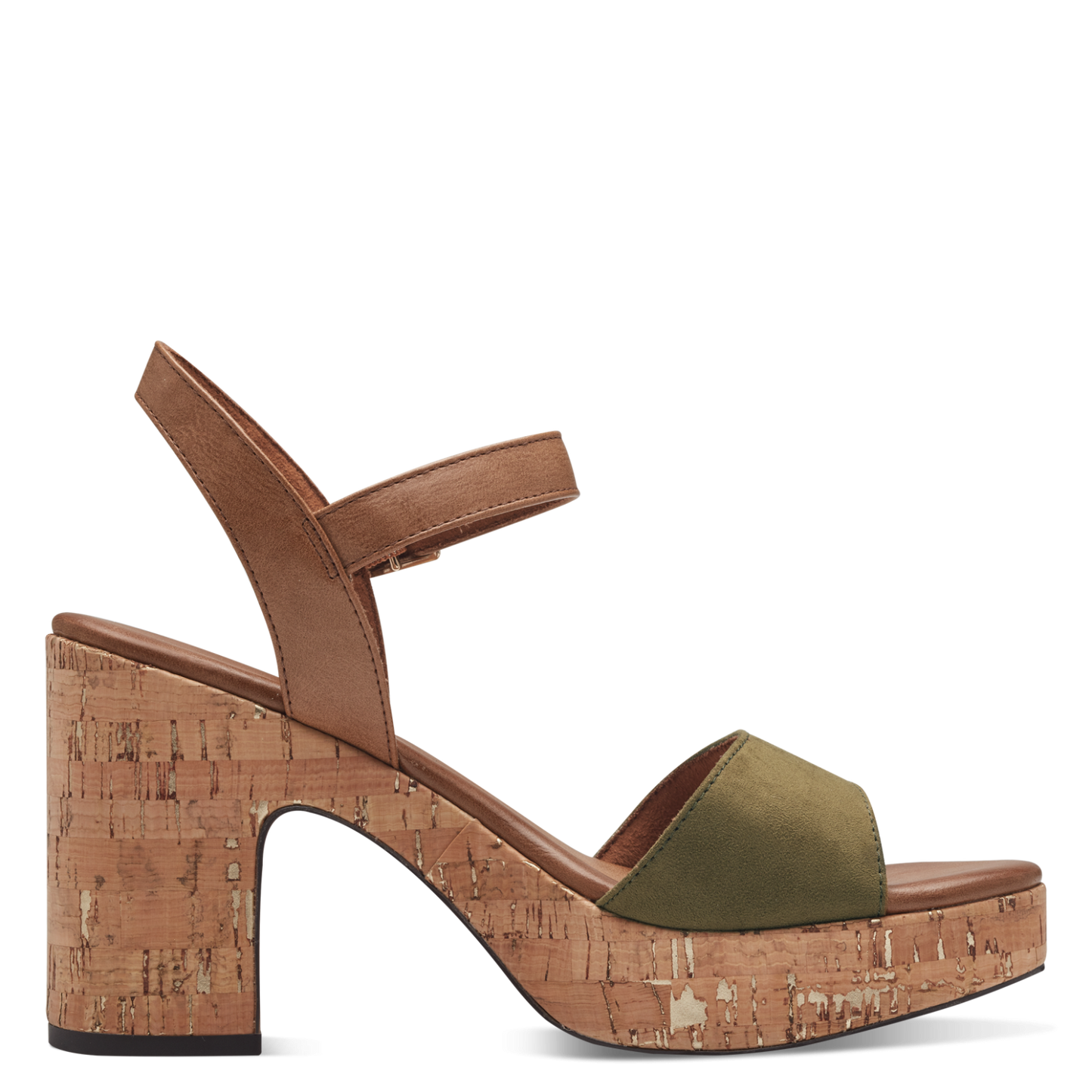 Marco Tozzi - Cork Heeled Sandals - 28008