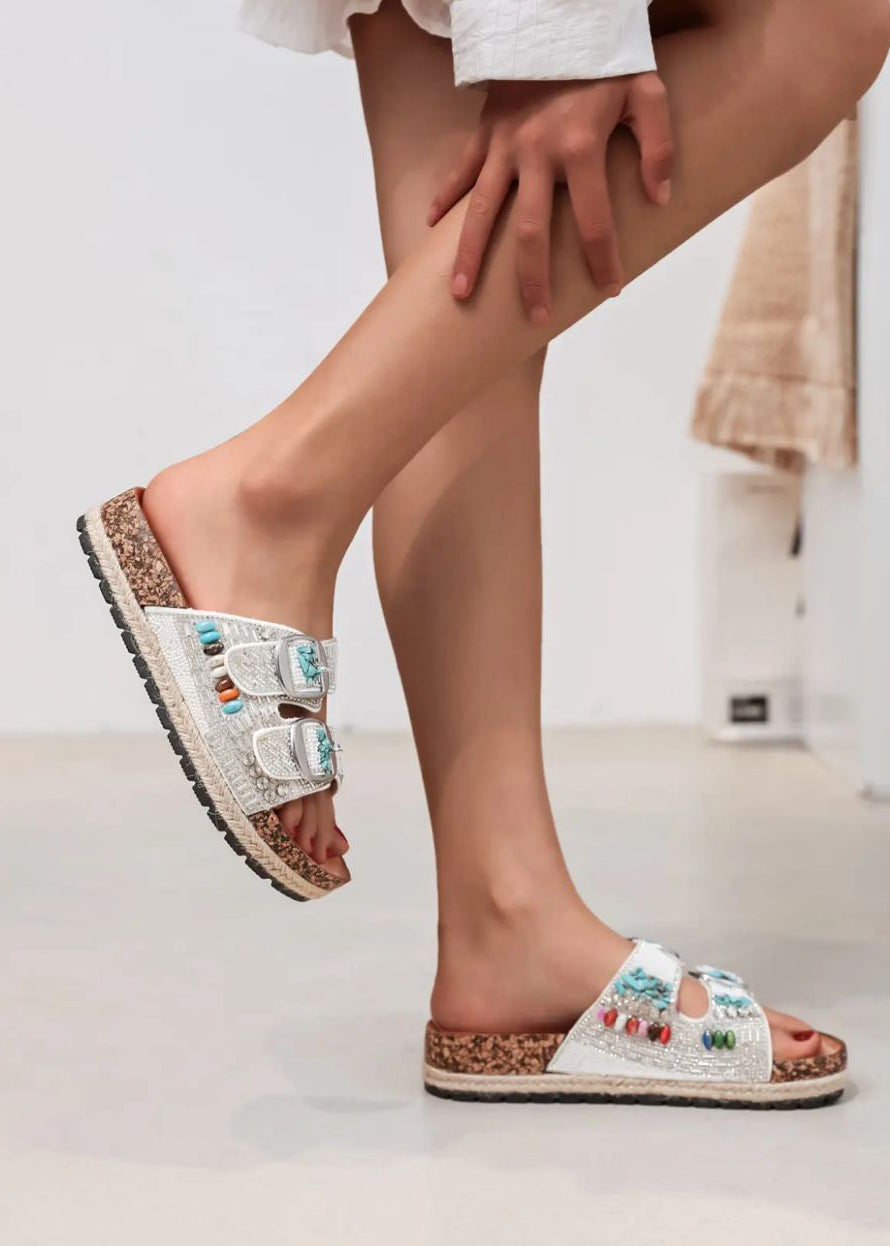 Lipstick - Beeded Sandal - X5-315