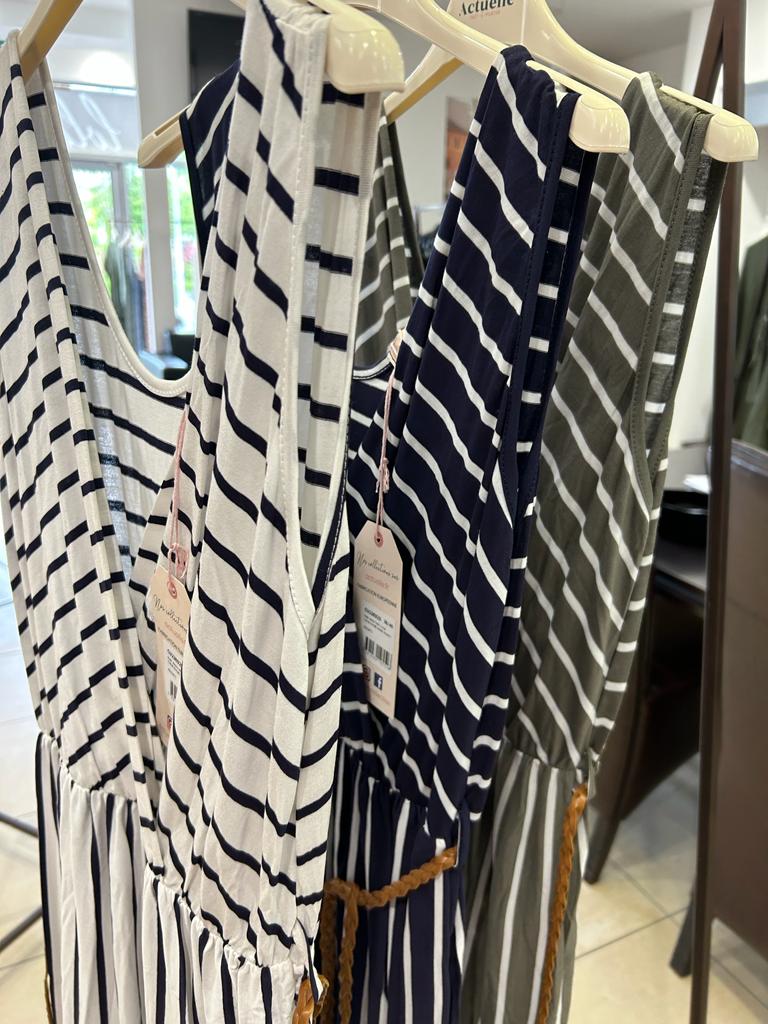 Actuelle - Stripe Dress - 23E025