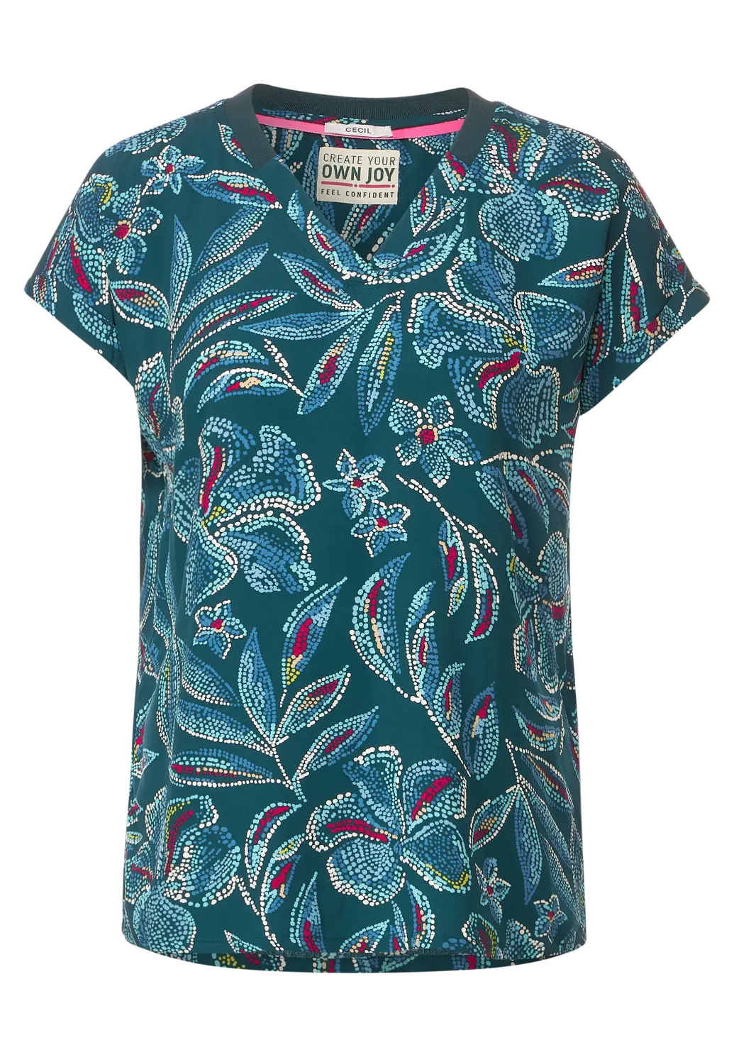 Cecil - V-Neck Blouse - 344158