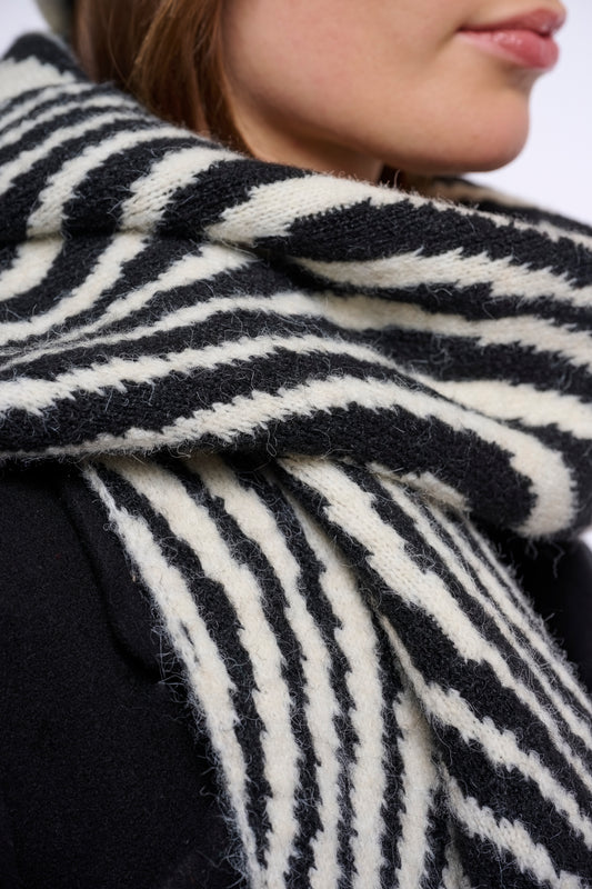 Rino & Pelle - Zebra print scarf - R+p Catherina