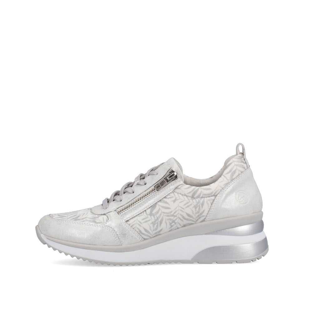 Remonte - Silver and Leaf Patterend Runner - D2401