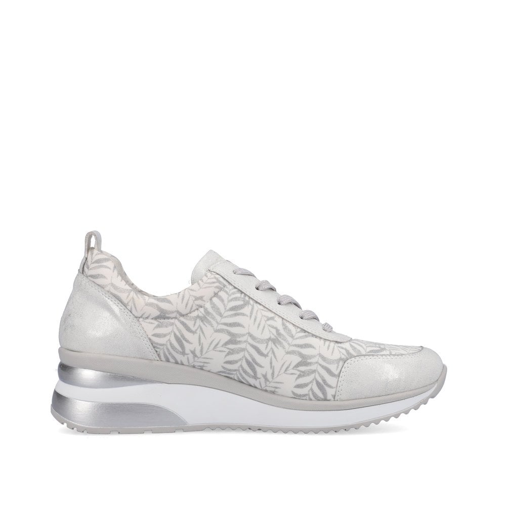 Remonte - Silver and Leaf Patterend Runner - D2401