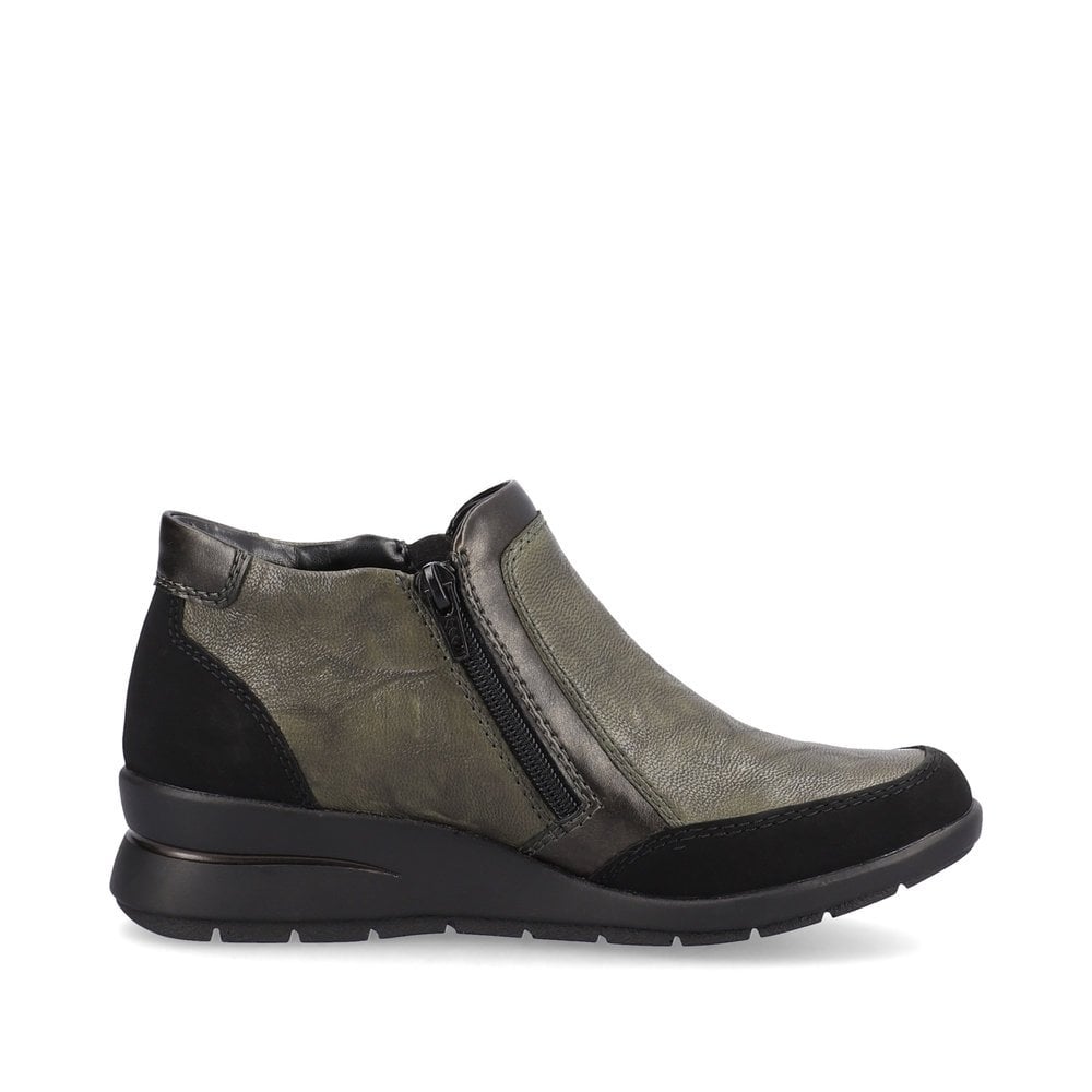 Rieker - Low Wedge Ankle Boot - L4851
