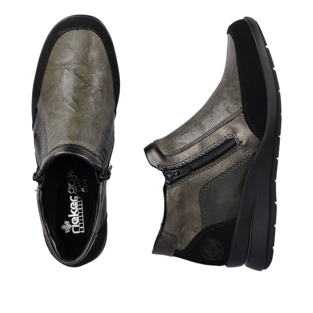 Rieker - Low Wedge Ankle Boot - L4851