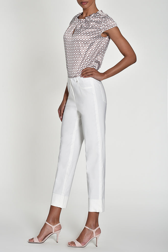Robell - Turn Up Trousers - 51568S3