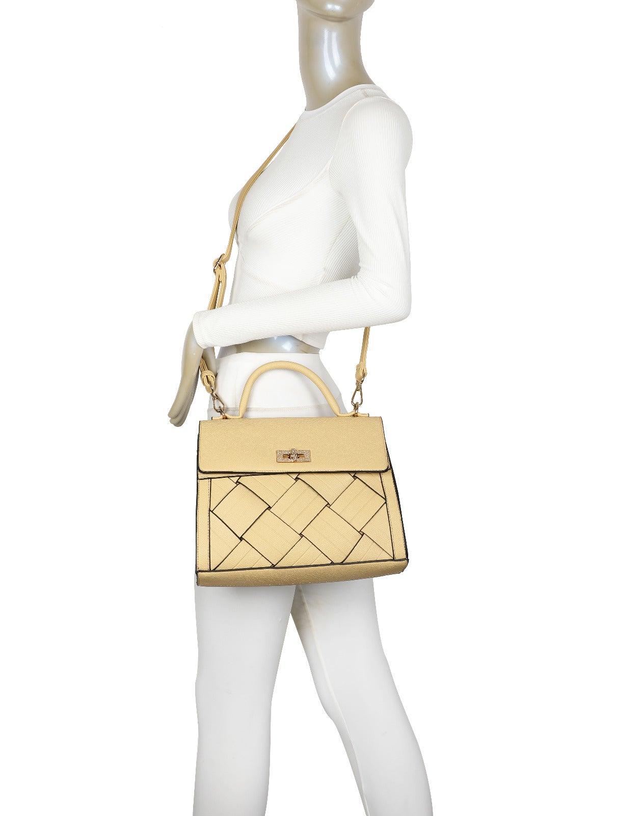 Lipstick - Square Plat Close Top Bag - 2066