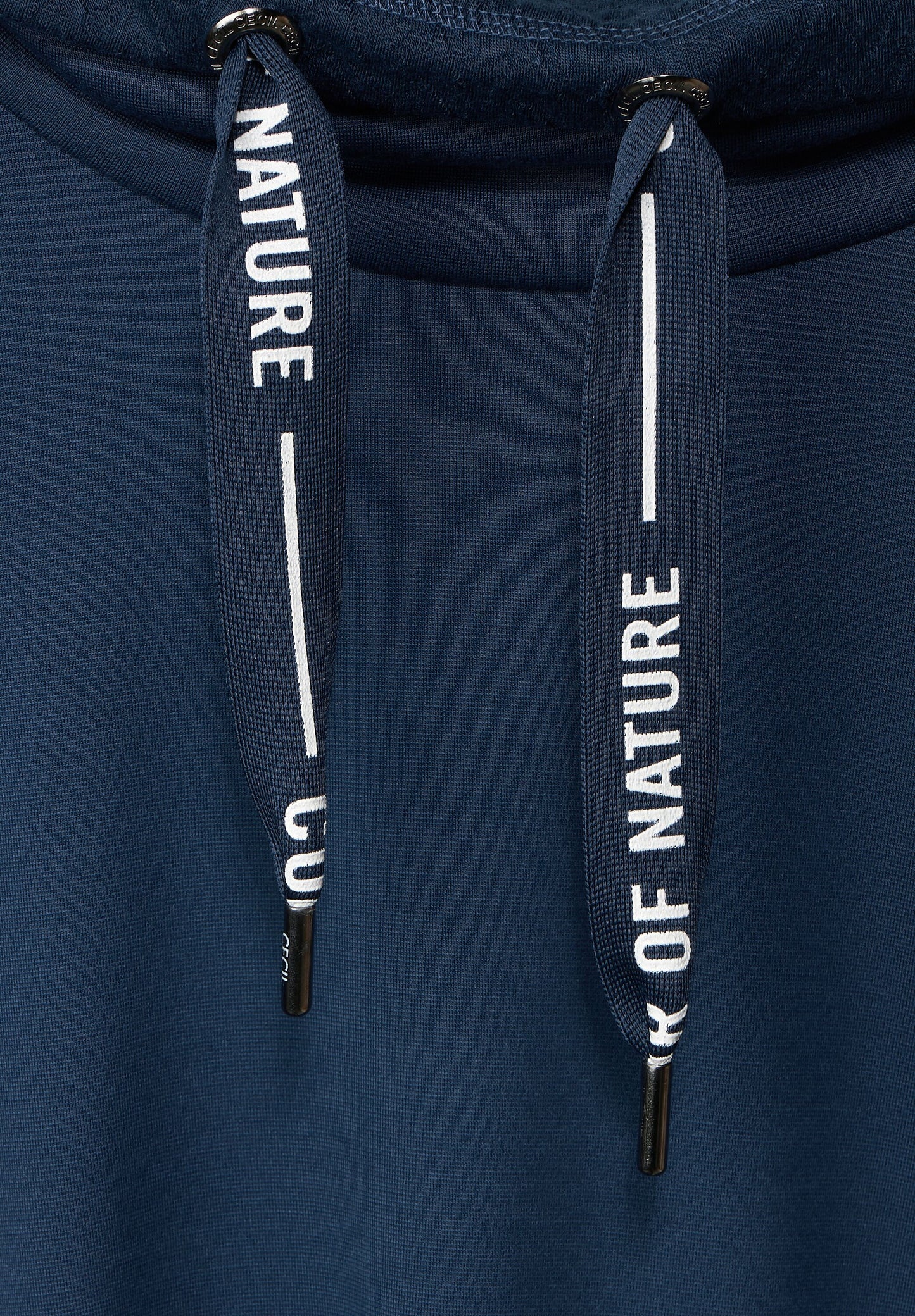 Cecil - Structured Mix Collared Hoody - 318980