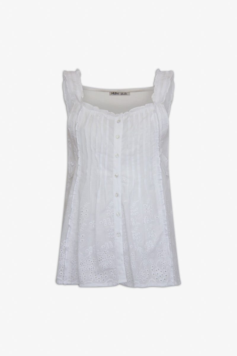 Md'M - Sleeveless Blouse - 6105115