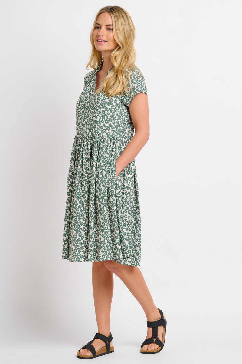 Brakeburn - Leopard Floral Dress - 10158